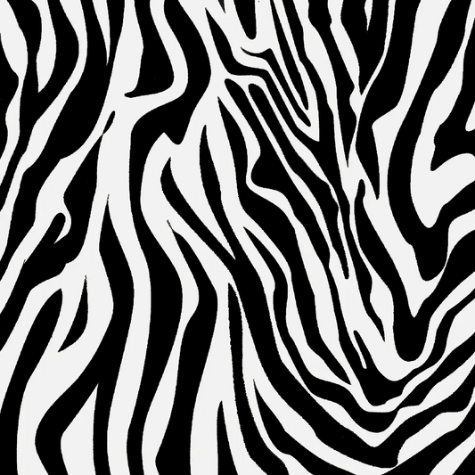 Zebra Pattern Nylon Fabric