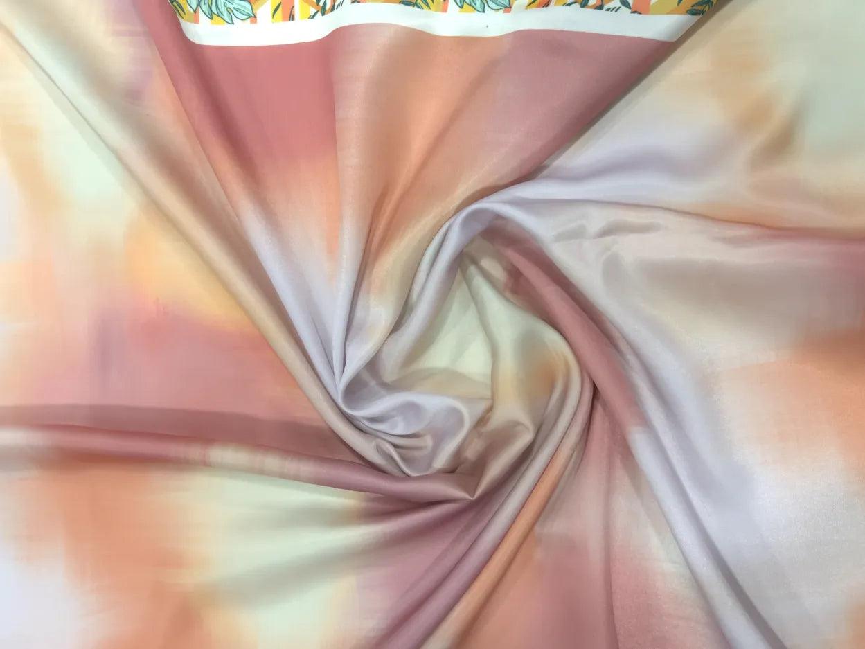 Gradient Pattern Satin Fabric