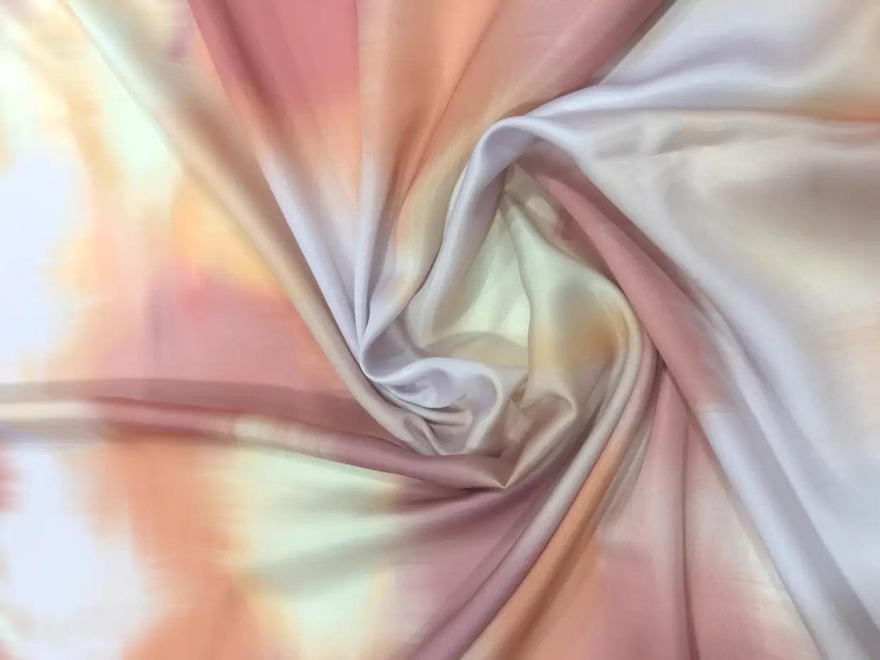 Gradient Pattern Satin Fabric