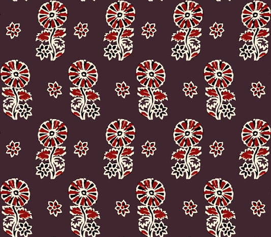 Small Flower Pattern Viscose Fabric