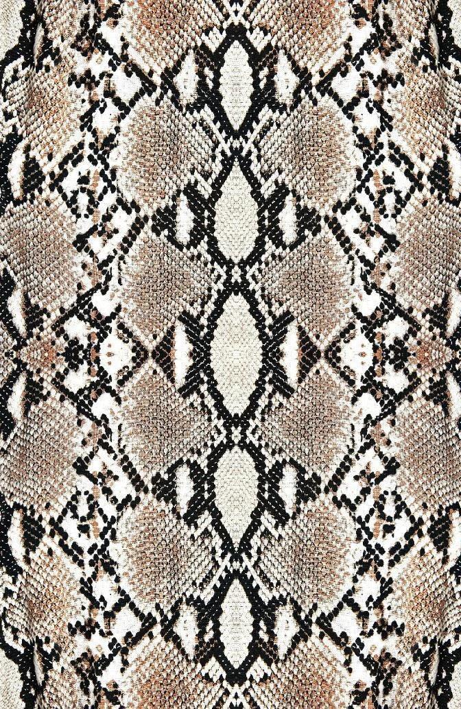 Snake Pattern Muslin Fabric